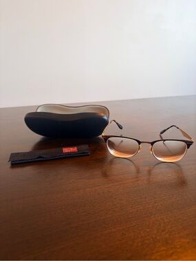 Ray-Ban RB 6346 Gold & Tortoiseshell Eyeglasses Frames w/ Case